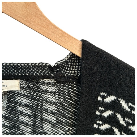 Entro Anthropologie Long Knit Cardigan Open Front Winter Sweater Small - Picture 3 of 15